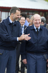 Spanische Royals besuchen Flugschau, Torrejon de Ardoz