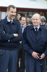 Spanische Royals besuchen Flugschau, Torrejon de Ardoz