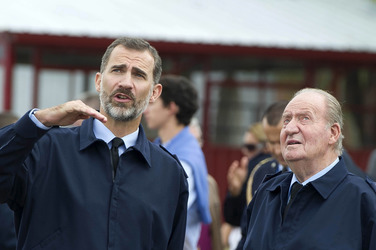 Spanische Royals besuchen Flugschau, Torrejon de Ardoz