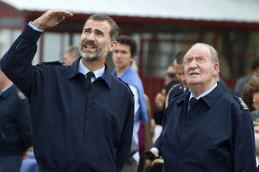 Spanische Royals besuchen Flugschau, Torrejon de Ardoz