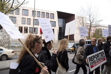 Kundgebung vor der Türkischen Botschaft, Berlin