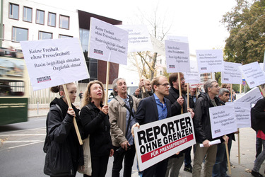 Kundgebung vor der Türkischen Botschaft, Berlin