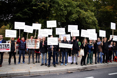 Kundgebung vor der Türkischen Botschaft, Berlin