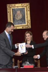 Präsentation des neuen spanischen Wörterbuchs, Madrid