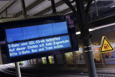 Bundesweiter Streik der Lokführer