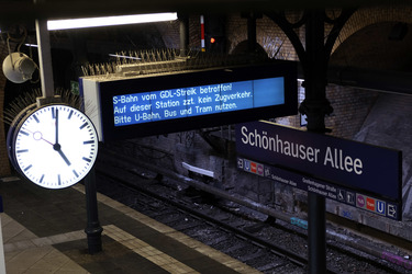 Bundesweiter Streik der Lokführer
