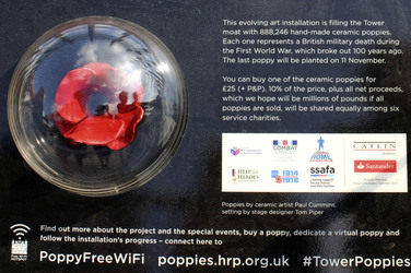 Poppy Installation am Tower, London