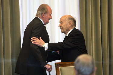 Agustin Maravall erhält den Juan-Carlos-I.-Preis für Wirtschaftswissenschaft, Madrid