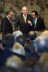 Agustin Maravall erhält den Juan-Carlos-I.-Preis für Wirtschaftswissenschaft, Madrid