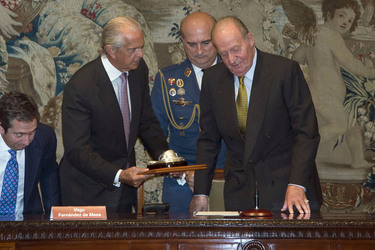 Agustin Maravall erhält den Juan-Carlos-I.-Preis für Wirtschaftswissenschaft, Madrid