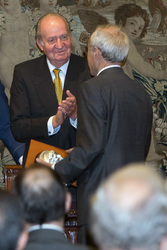 Agustin Maravall erhält den Juan-Carlos-I.-Preis für Wirtschaftswissenschaft, Madrid