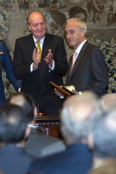Agustin Maravall erhält den Juan-Carlos-I.-Preis für Wirtschaftswissenschaft, Madrid