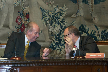 Agustin Maravall erhält den Juan-Carlos-I.-Preis für Wirtschaftswissenschaft, Madrid