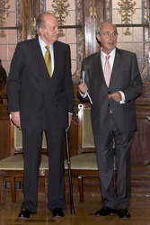 Agustin Maravall erhält den Juan-Carlos-I.-Preis für Wirtschaftswissenschaft, Madrid