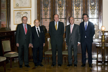 Agustin Maravall erhält den Juan-Carlos-I.-Preis für Wirtschaftswissenschaft, Madrid