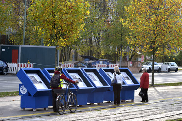 Infornationstafeln zum Mauerfall, Berlin