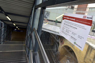 Streik der Lokführer der GDL