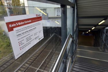 Streik der Lokführer der GDL