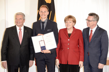 Verleihung des Silbernen Lorbeerblattes an die deutsche Fußball-Nationalmannschaft, Berlin