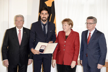 Verleihung des Silbernen Lorbeerblattes an die deutsche Fußball-Nationalmannschaft, Berlin