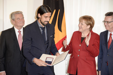 Verleihung des Silbernen Lorbeerblattes an die deutsche Fußball-Nationalmannschaft, Berlin