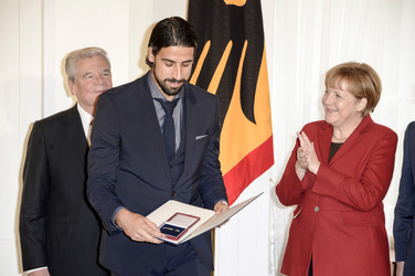 Verleihung des Silbernen Lorbeerblattes an die deutsche Fußball-Nationalmannschaft, Berlin