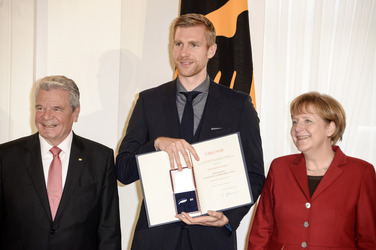 Verleihung des Silbernen Lorbeerblattes an die deutsche Fußball-Nationalmannschaft, Berlin