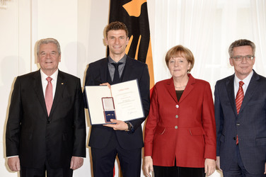 Verleihung des Silbernen Lorbeerblattes an die deutsche Fußball-Nationalmannschaft, Berlin