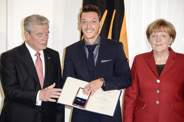 Verleihung des Silbernen Lorbeerblattes an die deutsche Fußball-Nationalmannschaft, Berlin