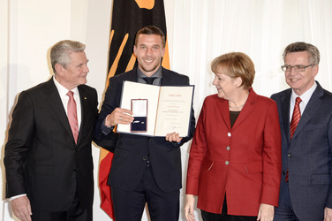 Verleihung des Silbernen Lorbeerblattes an die deutsche Fußball-Nationalmannschaft, Berlin