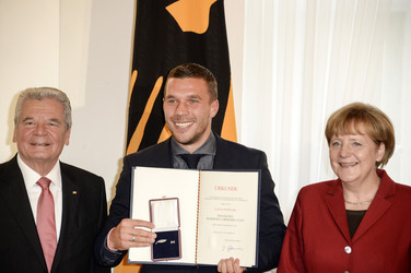 Verleihung des Silbernen Lorbeerblattes an die deutsche Fußball-Nationalmannschaft, Berlin
