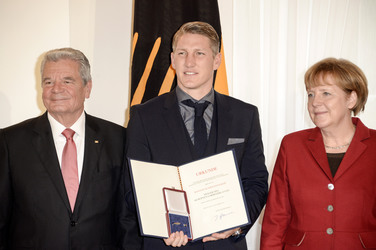 Verleihung des Silbernen Lorbeerblattes an die deutsche Fußball-Nationalmannschaft, Berlin