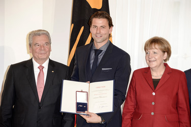 Verleihung des Silbernen Lorbeerblattes an die deutsche Fußball-Nationalmannschaft, Berlin