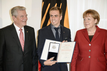 Verleihung des Silbernen Lorbeerblattes an die deutsche Fußball-Nationalmannschaft, Berlin