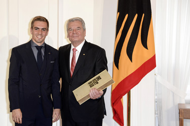 Verleihung des Silbernen Lorbeerblattes an die deutsche Fußball-Nationalmannschaft, Berlin