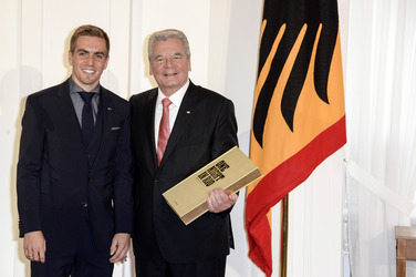 Verleihung des Silbernen Lorbeerblattes an die deutsche Fußball-Nationalmannschaft, Berlin