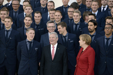 Verleihung des Silbernen Lorbeerblattes an die deutsche Fußball-Nationalmannschaft, Berlin