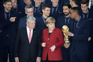 Verleihung des Silbernen Lorbeerblattes an die deutsche Fußball-Nationalmannschaft, Berlin