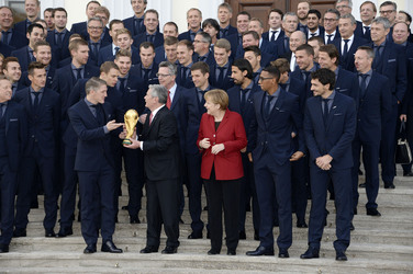 Verleihung des Silbernen Lorbeerblattes an die deutsche Fußball-Nationalmannschaft, Berlin
