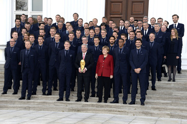 Verleihung des Silbernen Lorbeerblattes an die deutsche Fußball-Nationalmannschaft, Berlin
