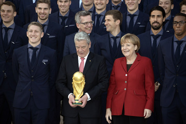 Verleihung des Silbernen Lorbeerblattes an die deutsche Fußball-Nationalmannschaft, Berlin