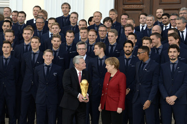 Verleihung des Silbernen Lorbeerblattes an die deutsche Fußball-Nationalmannschaft, Berlin