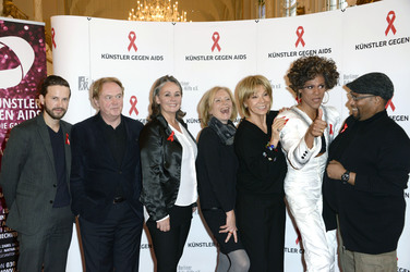 'Künstler gegen AIDS' Pressekonferenz, Berlin