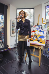 Street-Art-Ausstellung Opening, Köln