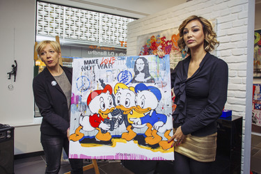 Street-Art-Ausstellung Opening, Köln