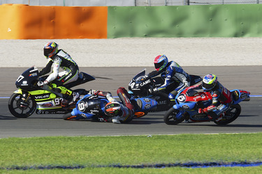 Jorge Navarro Unfall bei der Moto3 Spanish Championship, Cheste