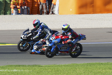 Jorge Navarro Unfall bei der Moto3 Spanish Championship, Cheste