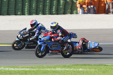Jorge Navarro Unfall bei der Moto3 Spanish Championship, Cheste