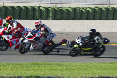 Jorge Navarro Unfall bei der Moto3 Spanish Championship, Cheste