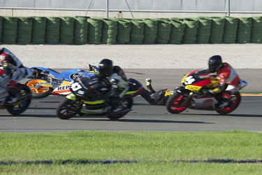 Jorge Navarro Unfall bei der Moto3 Spanish Championship, Cheste